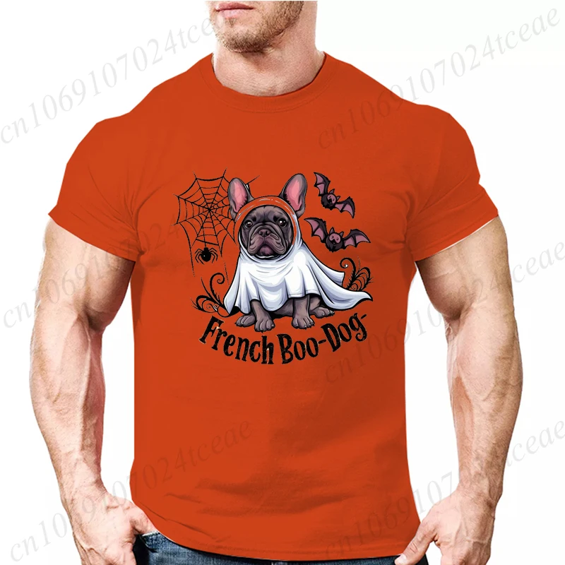 Летние футболки для мужчин, забавная футболка с рисунком Boo-Dog, удобная мужская одежда, рубашка с рисунком французского бульдога на Хэллоуин, Camisetas
Летние футболки для мужчин, забавная футболка с рисунком Boo-Dog, удобная мужская одежда, рубашка с рисунком французского бульдога на Хэллоуин, Camisetas