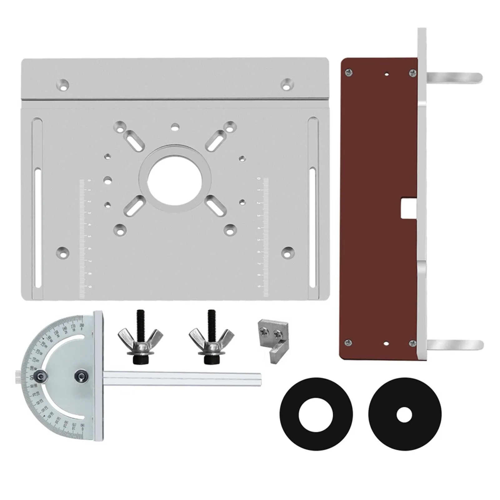 H8 Router Table Insert Plate Aluminum Alloy Wood Milling Flip Board Trimming Machine Engraving Auxiliary Tool Woodworking
H8 Router Table Insert Plate Aluminum Alloy Wood Milling Flip Board Trimming Machine Engraving Auxiliary Tool Woodworking