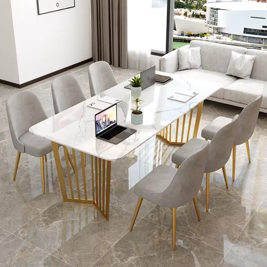 #Nordic Modern Dining Table Set Stainless Steel Marble Stone Hotel Villa Dining Room Furniture Table Chairs
#Nordic Modern Dining Table Set Stainless Steel Marble Stone Hotel Villa Dining Room Furniture Table Chairs
