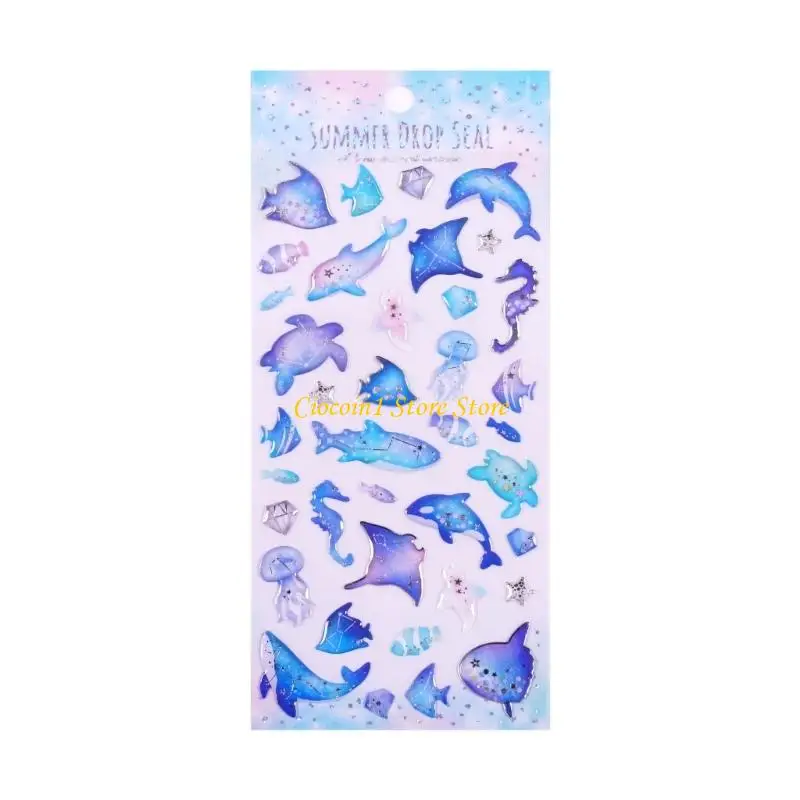 A3PC Sea Creature Embossed Decorative Sticker Kids Inspirational Sticker For Notebook Photo Album Phone Case Classroom Reward
A3PC Sea Creature Embossed Decorative Sticker Kids Inspirational Sticker For Notebook Photo Album Phone Case Classroom Reward