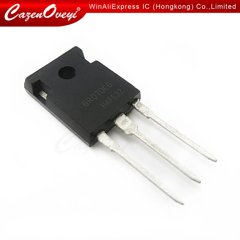 5pcs/lot IPW60R070C6 6R070C6 600V 53A In Stock 
5pcs/lot IPW60R070C6 6R070C6 600V 53A In Stock