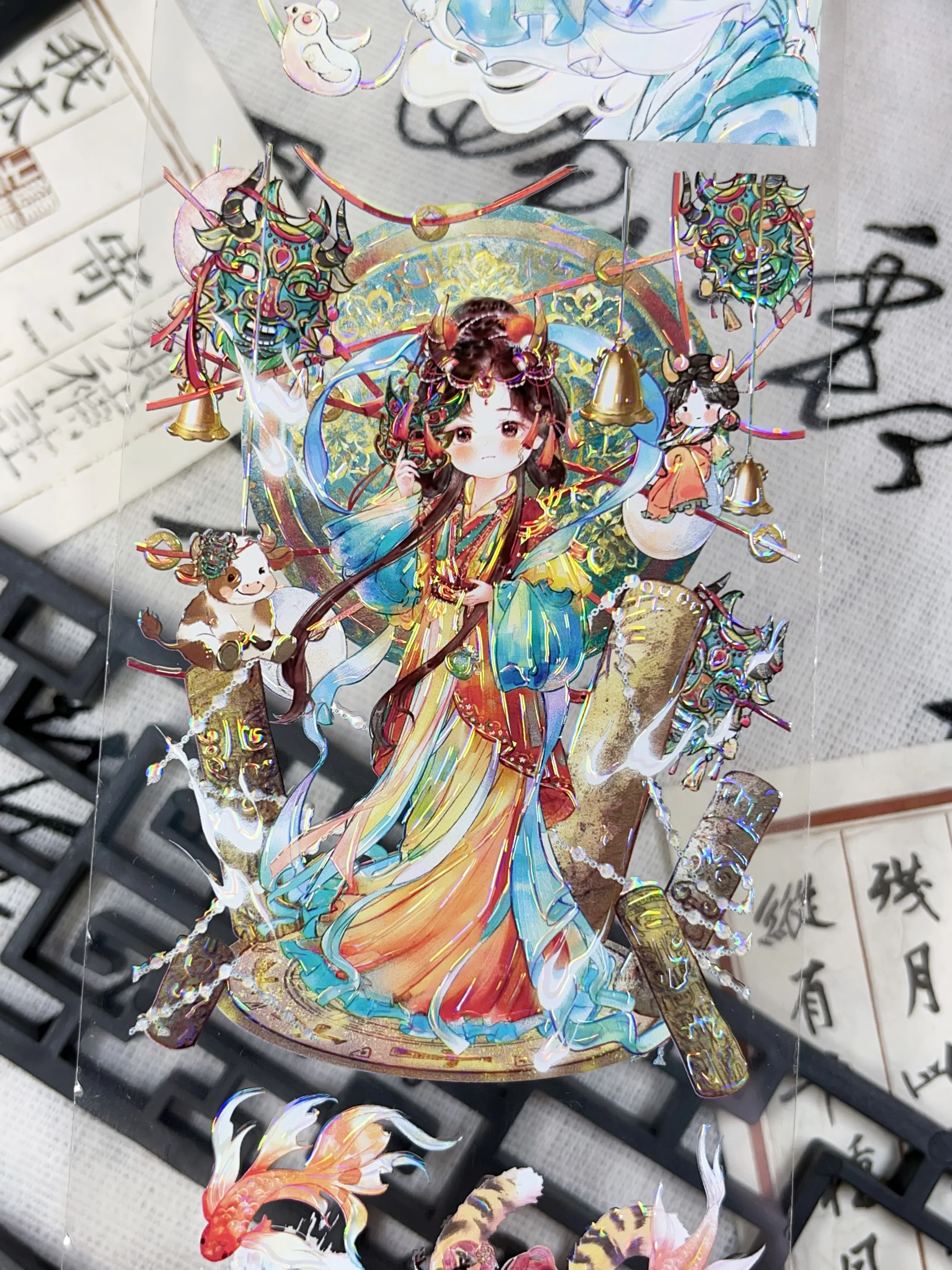 1 Loop Lovely Zodiac God Shiny Shell PET Tapes DIY Decor Scrapbooking Journal Material Sticker
1 Loop Lovely Zodiac God Shiny Shell PET Tapes DIY Decor Scrapbooking Journal Material Sticker