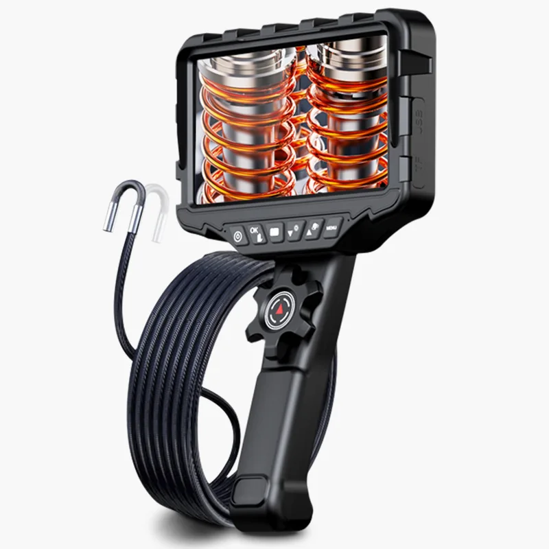 360 degree rotating industrial endoscope steering high definition dual lens display pipeline auto repair
360 degree rotating industrial endoscope steering high definition dual lens display pipeline auto repair