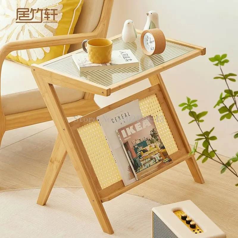 Glass Side Table Small Bamboo Coffee Table Bedroom Bedside Tables Japanese Homestay Corner Table Plastic Rattan Table
Glass Side Table Small Bamboo Coffee Table Bedroom Bedside Tables Japanese Homestay Corner Table Plastic Rattan Table