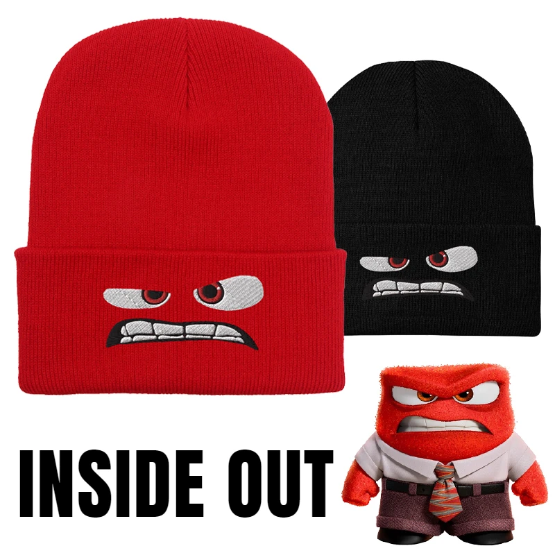 Inside Out Anger Beanies Women Winter Warm Hat Cartoon Cute Solid Color Funny Embroidery Cap for Men Knitted Bonnet Unisex Gift
Inside Out Anger Beanies Women Winter Warm Hat Cartoon Cute Solid Color Funny Embroidery Cap for Men Knitted Bonnet Unisex Gift