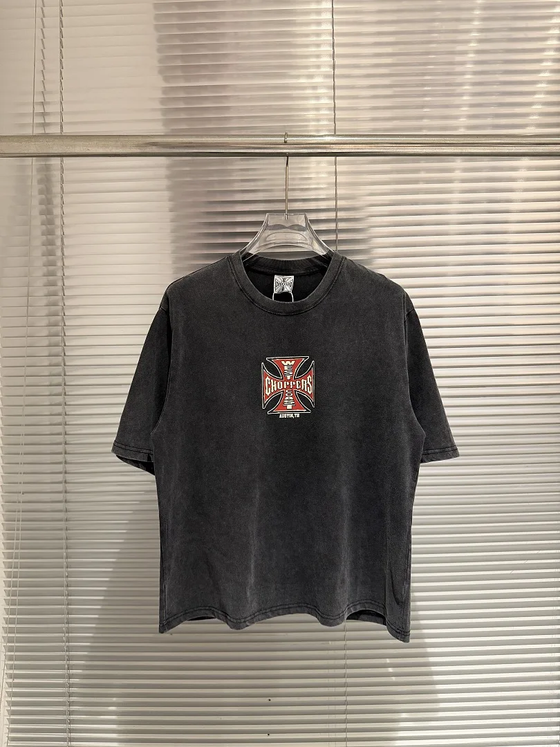 Top Quality Vintage West Coast Style Cross Logo Printed Women Men Washed T shirts Retro Hiphop Oversized Men Casual T shirt
Top Quality Vintage West Coast Style Cross Logo Printed Women Men Washed T shirts Retro Hiphop Oversized Men Casual T shirt
