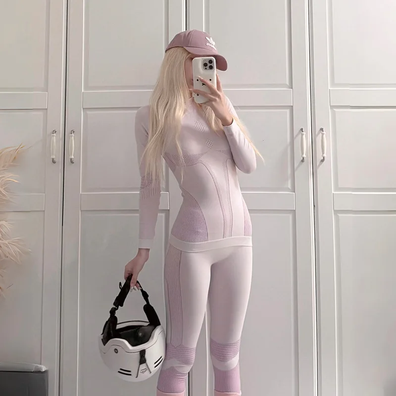 Women's Ski Thermal Base Layer Set Seamless Moisture Wicking Base Layer Quick Dry Compression Underwear For Women Breathable
Women's Ski Thermal Base Layer Set Seamless Moisture Wicking Base Layer Quick Dry Compression Underwear For Women Breathable
