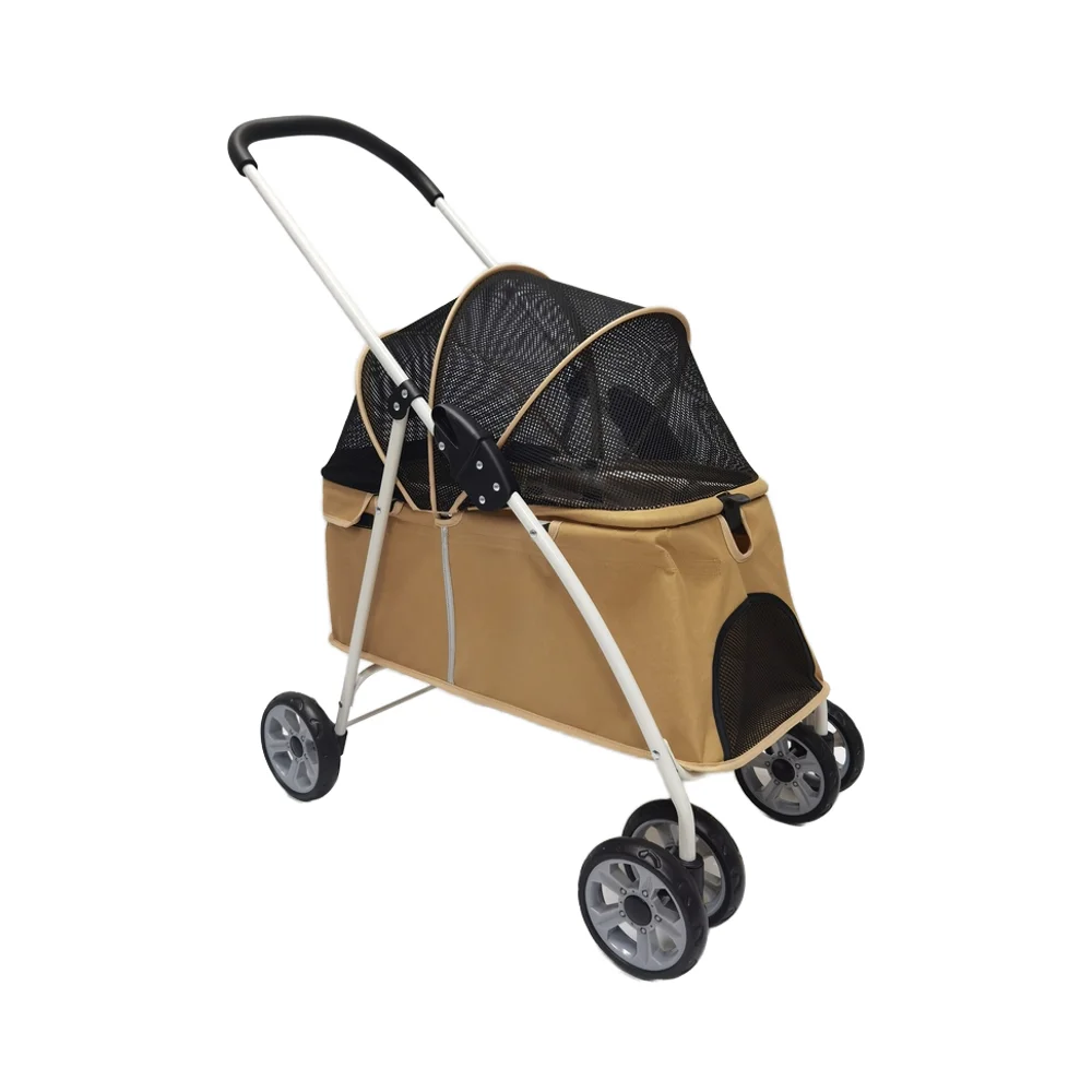 Brown Car Foldable Portable Aluminum Luxury Fashion Zipper Pet Dog Wagon Trolley Carrier with 4 Wheels Pet Stroller Dog
Brown Car Foldable Portable Aluminum Luxury Fashion Zipper Pet Dog Wagon Trolley Carrier with 4 Wheels Pet Stroller Dog