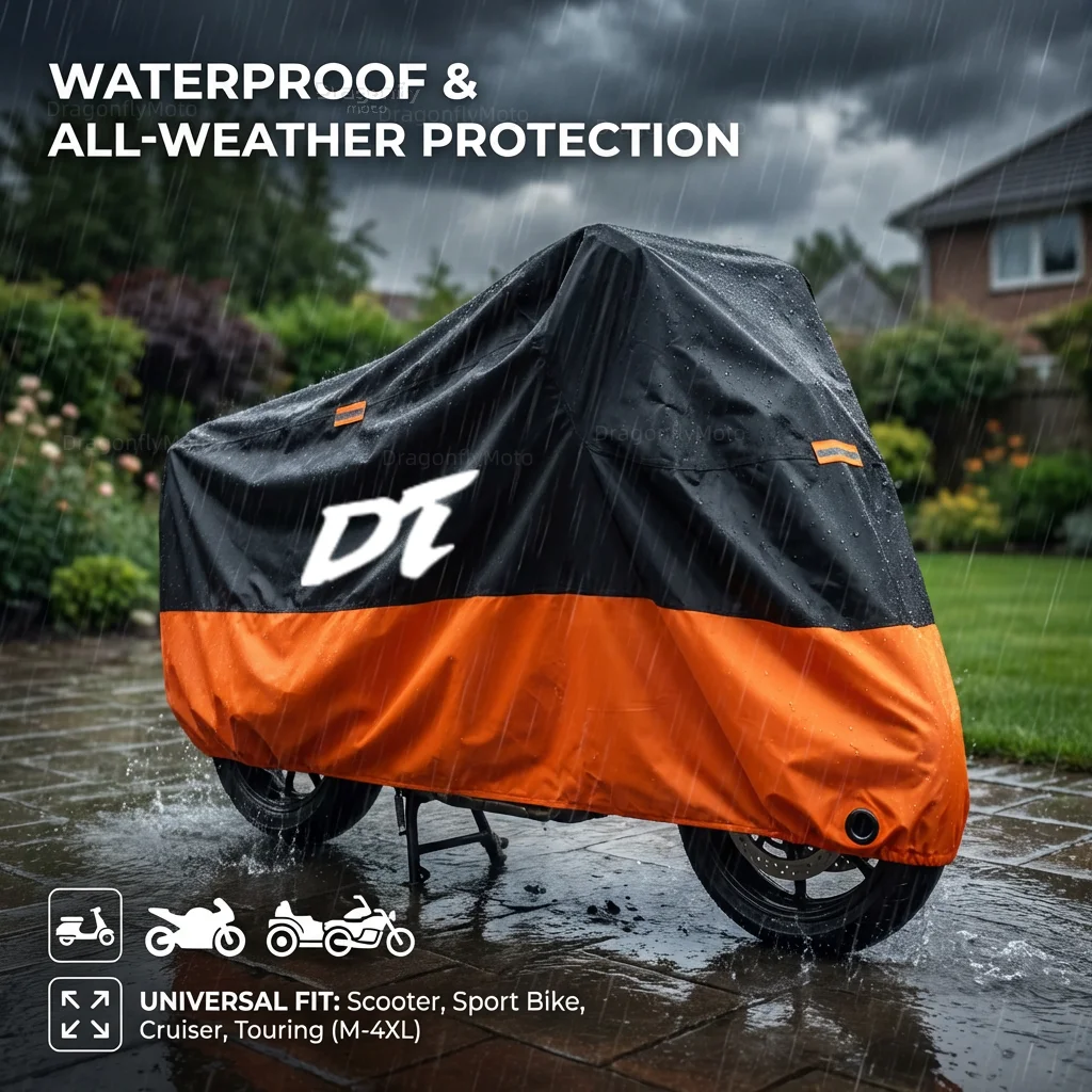 Чехол для мотоцикла YAMAHA DT230 DT250 DT175 DT200 DT125 DT125R, толстый, 210D, водонепроницаемый, для улицы, защита от УФ-лучей, пыли, дождя, солнца
Чехол для мотоцикла YAMAHA DT230 DT250 DT175 DT200 DT125 DT125R, толстый, 210D, водонепроницаемый, для улицы, защита от УФ-лучей, пыли, дождя, солнца