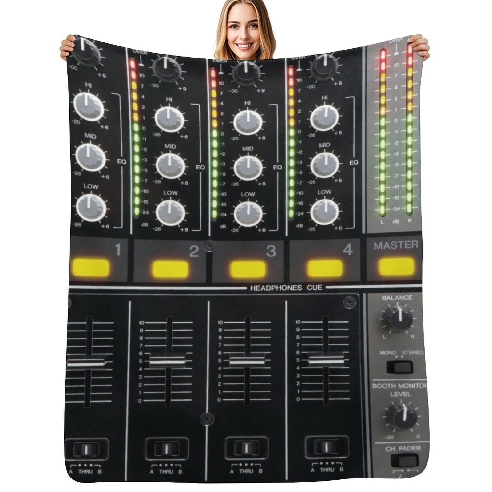 DJ MIXER Throw Blanket Lightweight Warm Blanket for Travel Camping
DJ MIXER Throw Blanket Lightweight Warm Blanket for Travel Camping