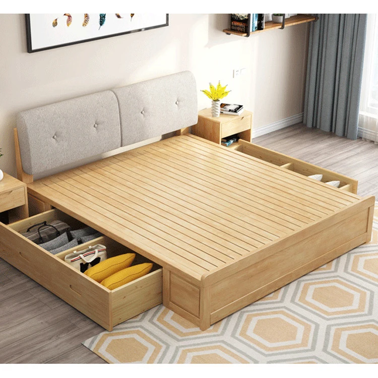 Solid Wood Nordic Style All Size Bedroom Sets Wooden Bed Box Storage Bed With Night Table Bedroom Furniture For Hotel
Solid Wood Nordic Style All Size Bedroom Sets Wooden Bed Box Storage Bed With Night Table Bedroom Furniture For Hotel