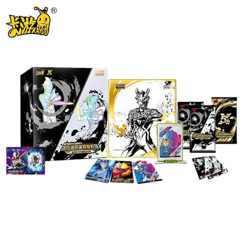 Подарочный набор оригинальных коллекционных карточек KAYOU Ultraman Heros: Ультрамен Зеро, анимационная коллекция, игрушка-периферия, подарки на День защиты детей
Подарочный набор оригинальных коллекционных карточек KAYOU Ultraman Heros: Ультрамен Зеро, анимационная коллекция, игрушка-периферия, подарки на День защиты детей