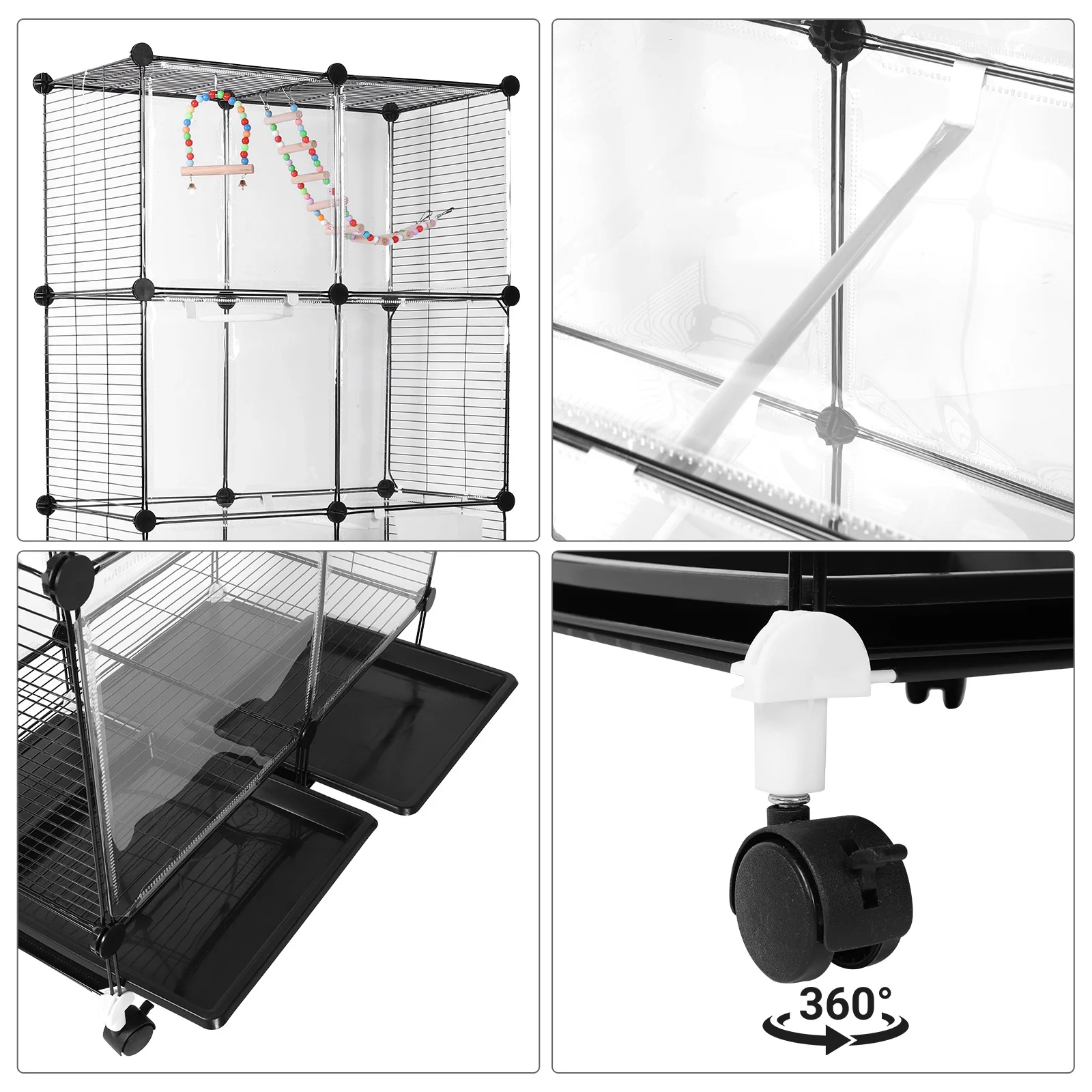 Large Bird Cage Net With Toilet Breeding Box Removable Tray Luxury Multi Level Villa Parrot Cockatiel Budgie Conure Mesh Aviary
Large Bird Cage Net With Toilet Breeding Box Removable Tray Luxury Multi Level Villa Parrot Cockatiel Budgie Conure Mesh Aviary
