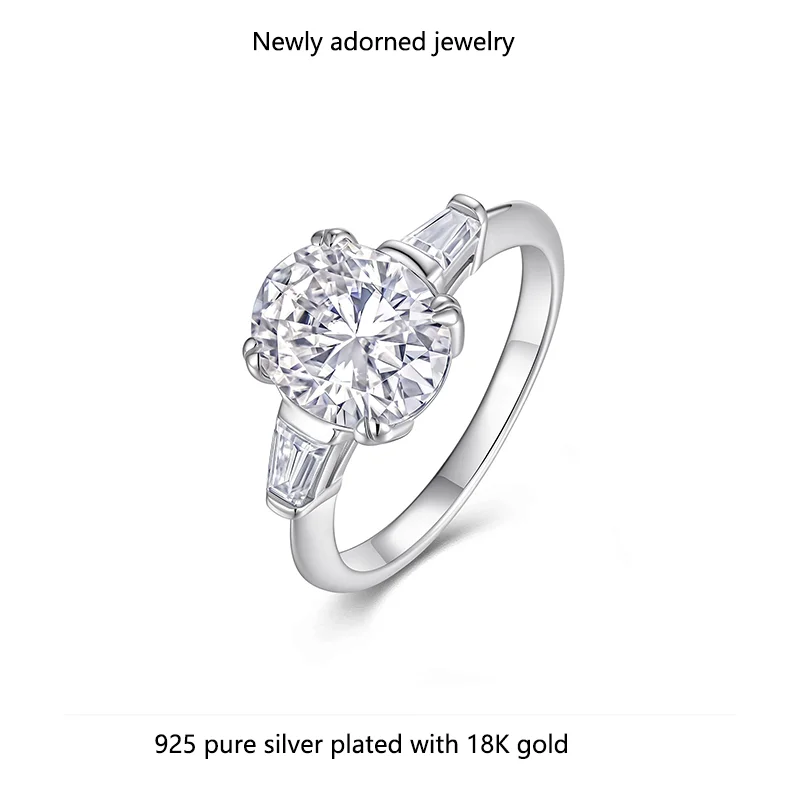 A classic four-prong European and American cross-border egg-shaped ring with a high-end feel, made of 925 sterling silver and wh
A classic four-prong European and American cross-border egg-shaped ring with a high-end feel, made of 925 sterling silver and wh