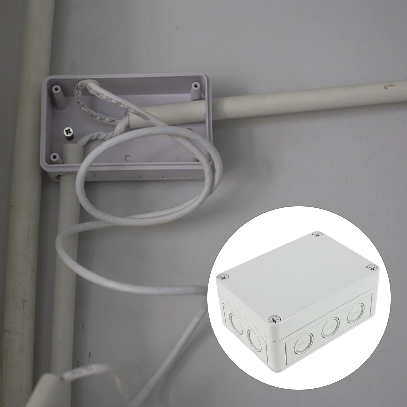 Universal Cable Junction Box Outdoor Waterproof Electrical Box Replaceable Weatherproof Connection Case Outdoor Electrical
Universal Cable Junction Box Outdoor Waterproof Electrical Box Replaceable Weatherproof Connection Case Outdoor Electrical
