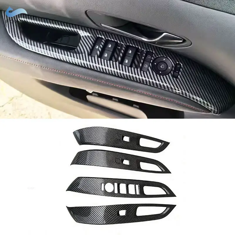 4pcs For Hyundai Tucson NX4 2025 LHD ABS Carbon Texture Car Interior Door Armrest Window Switch Button Frame Trim Accessories
4pcs For Hyundai Tucson NX4 2025 LHD ABS Carbon Texture Car Interior Door Armrest Window Switch Button Frame Trim Accessories