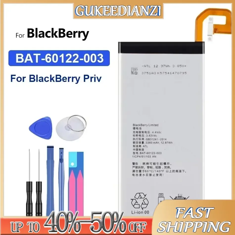 Аккумулятор BAT-47277-003 BAT-60122-003 1800 мАч-3360 мАч для BlackBerry Priv Z30 Z10 STL100-2-1-3 BBSTL100-4W BAT-47277-00
Аккумулятор BAT-47277-003 BAT-60122-003 1800 мАч-3360 мАч для BlackBerry Priv Z30 Z10 STL100-2-1-3 BBSTL100-4W BAT-47277-00