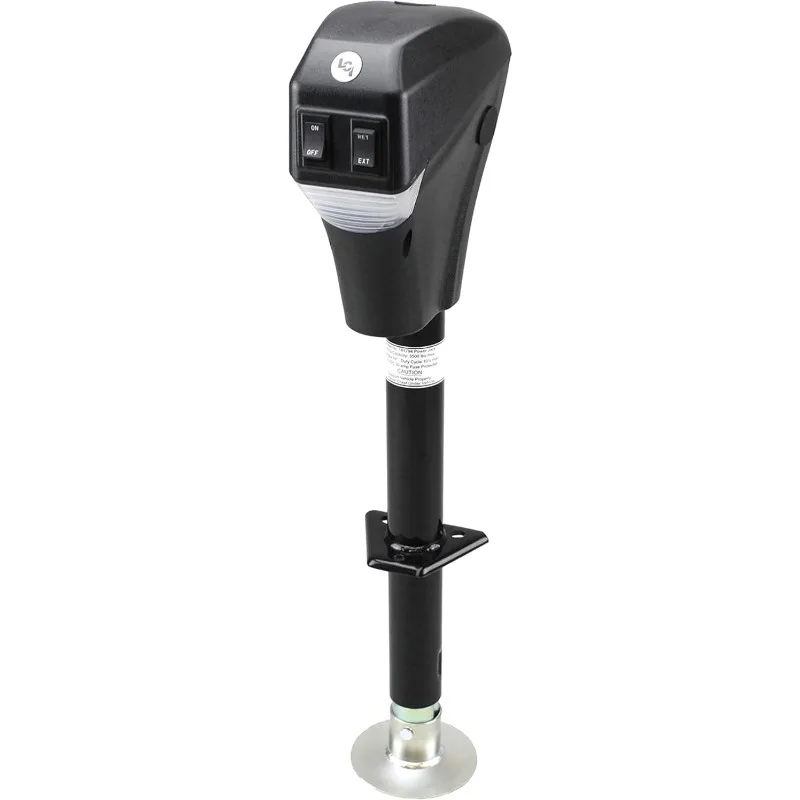 Lippert Power Tongue Jack Electric Trailer A-Frame, 3,500 lbs. 18-Inch Stroke, 5.4-Inch Foot Pad, Durable Textured Casing
Lippert Power Tongue Jack Electric Trailer A-Frame, 3,500 lbs. 18-Inch Stroke, 5.4-Inch Foot Pad, Durable Textured Casing