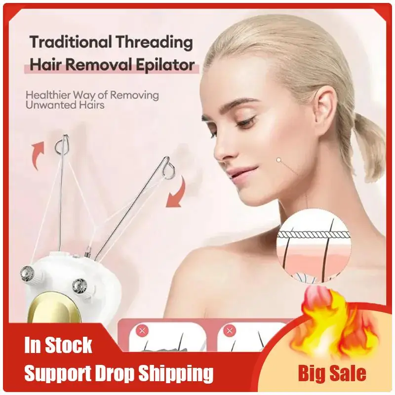 ~【IN Stock】Cotton Thread Epilator Women's Beauty Neck Thread Epilator Suitable For Women's Facial Hair Removal 
~【IN Stock】Cotton Thread Epilator Women's Beauty Neck Thread Epilator Suitable For Women's Facial Hair Removal