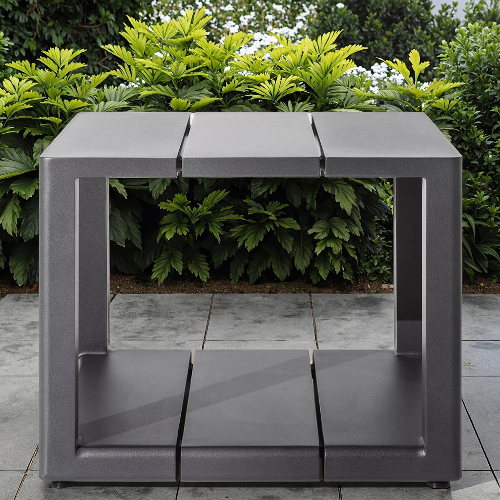 For Outdoor Furniture Luxury Square Shape Aluminum Metal Side Table for Seating Set Design
For Outdoor Furniture Luxury Square Shape Aluminum Metal Side Table for Seating Set Design