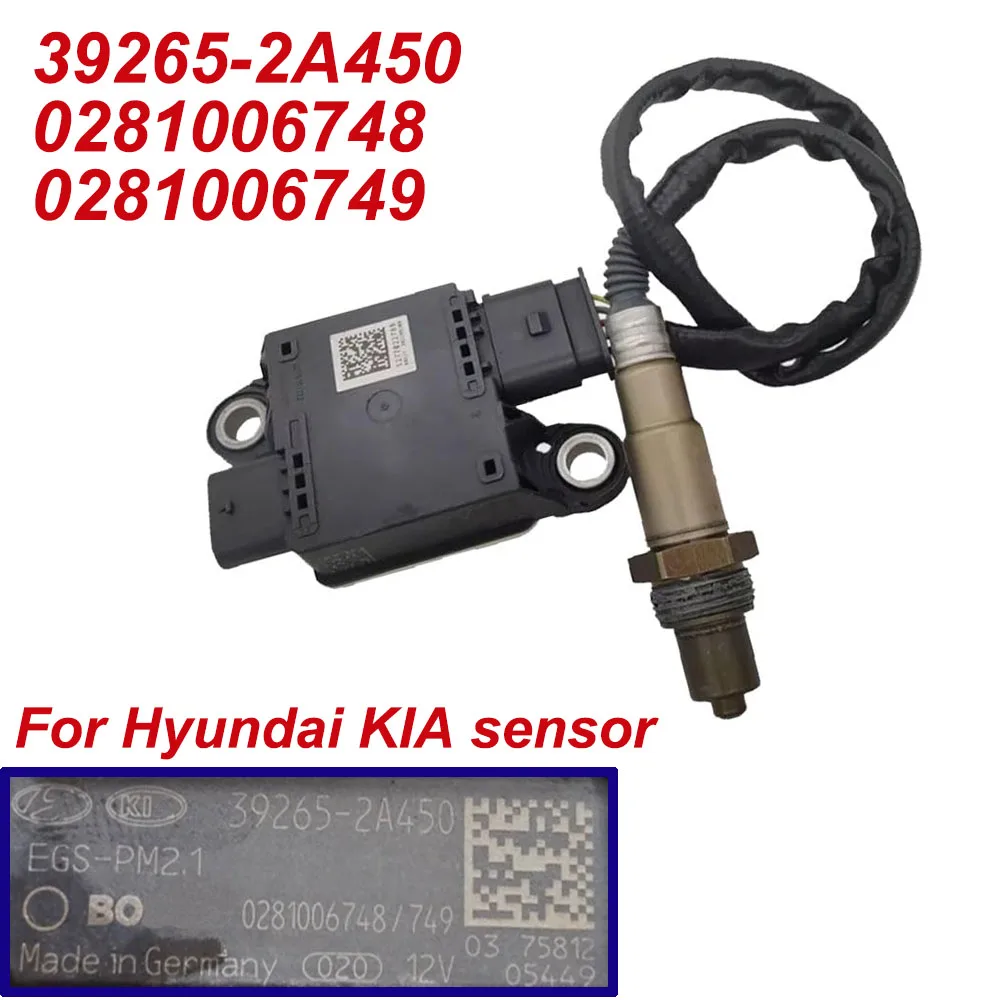 NEW 39265-2A450 0281006748 0281006749 PM Particulate Matter Sensor For Hyundai KIA Optima 2016-2020 392652A450 1277022822
NEW 39265-2A450 0281006748 0281006749 PM Particulate Matter Sensor For Hyundai KIA Optima 2016-2020 392652A450 1277022822