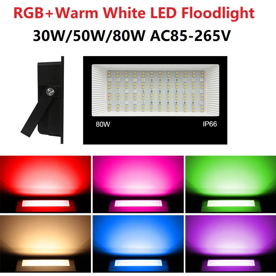 RGB LED Flood Light AC220V AC110V 30W 50W 80W Outdoor RGBWW Led Floodlight Spotlight IP66 Waterproof Garden Lighting Decoration
RGB LED Flood Light AC220V AC110V 30W 50W 80W Outdoor RGBWW Led Floodlight Spotlight IP66 Waterproof Garden Lighting Decoration