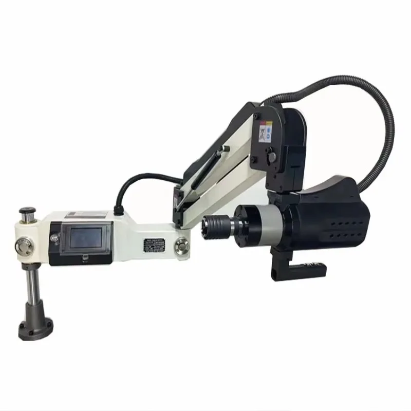 Автоматический универсальный электрический нарезной станок M3-M16 с поворотным гибким рычагом, настольный сверлильный станок с ЧПУ, компоненты сердечника ПЛК
Автоматический универсальный электрический нарезной станок M3-M16 с поворотным гибким рычагом, настольный сверлильный станок с ЧПУ, компоненты сердечника ПЛК