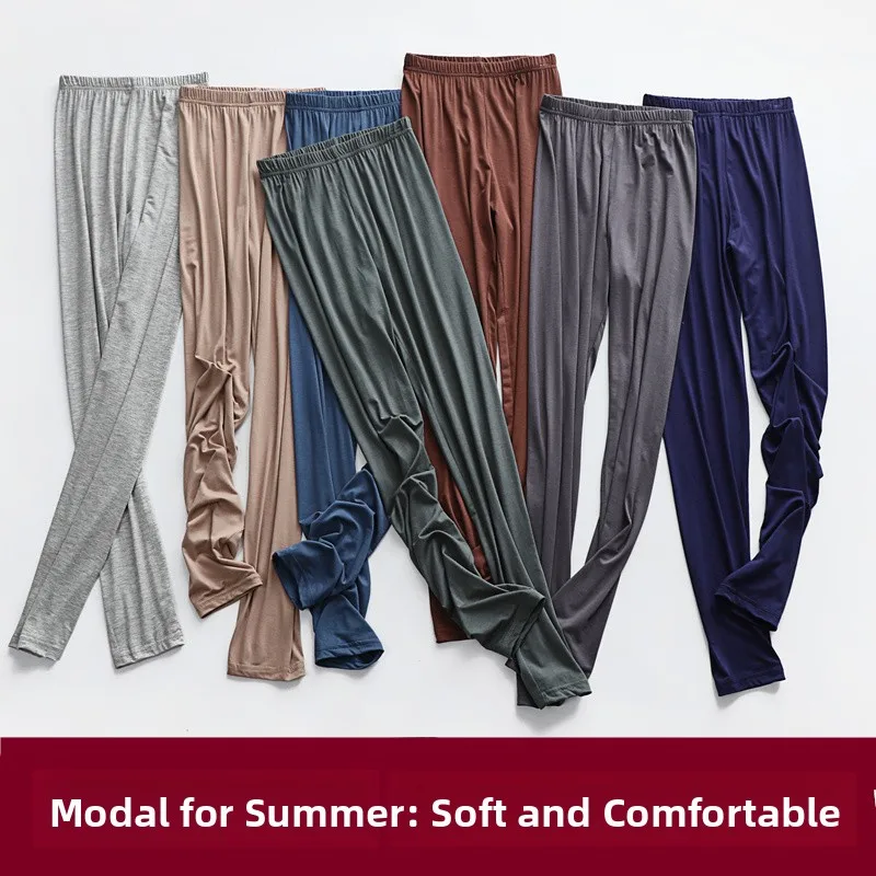 High Waist Modal Leggings Women's Thin Summer Outdoor Wear Nine Points Elastic Slimming Inner Wear Autumn Pants
High Waist Modal Leggings Women's Thin Summer Outdoor Wear Nine Points Elastic Slimming Inner Wear Autumn Pants