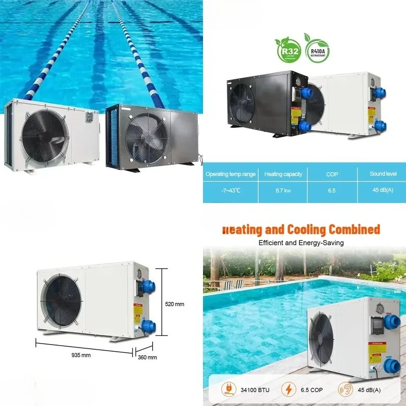 R32 Air to Water Heat Pump for Swimming Pool Spa Pond Solar Heating System Above Ground
R32 Air to Water Heat Pump for Swimming Pool Spa Pond Solar Heating System Above Ground