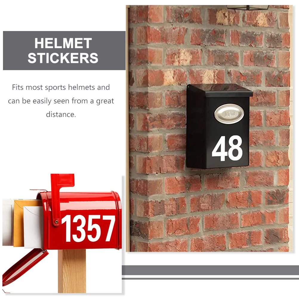 5 Sheets Digital Stickers on Letters Classic Mailbox Numbers for outside White Crafts
5 Sheets Digital Stickers on Letters Classic Mailbox Numbers for outside White Crafts