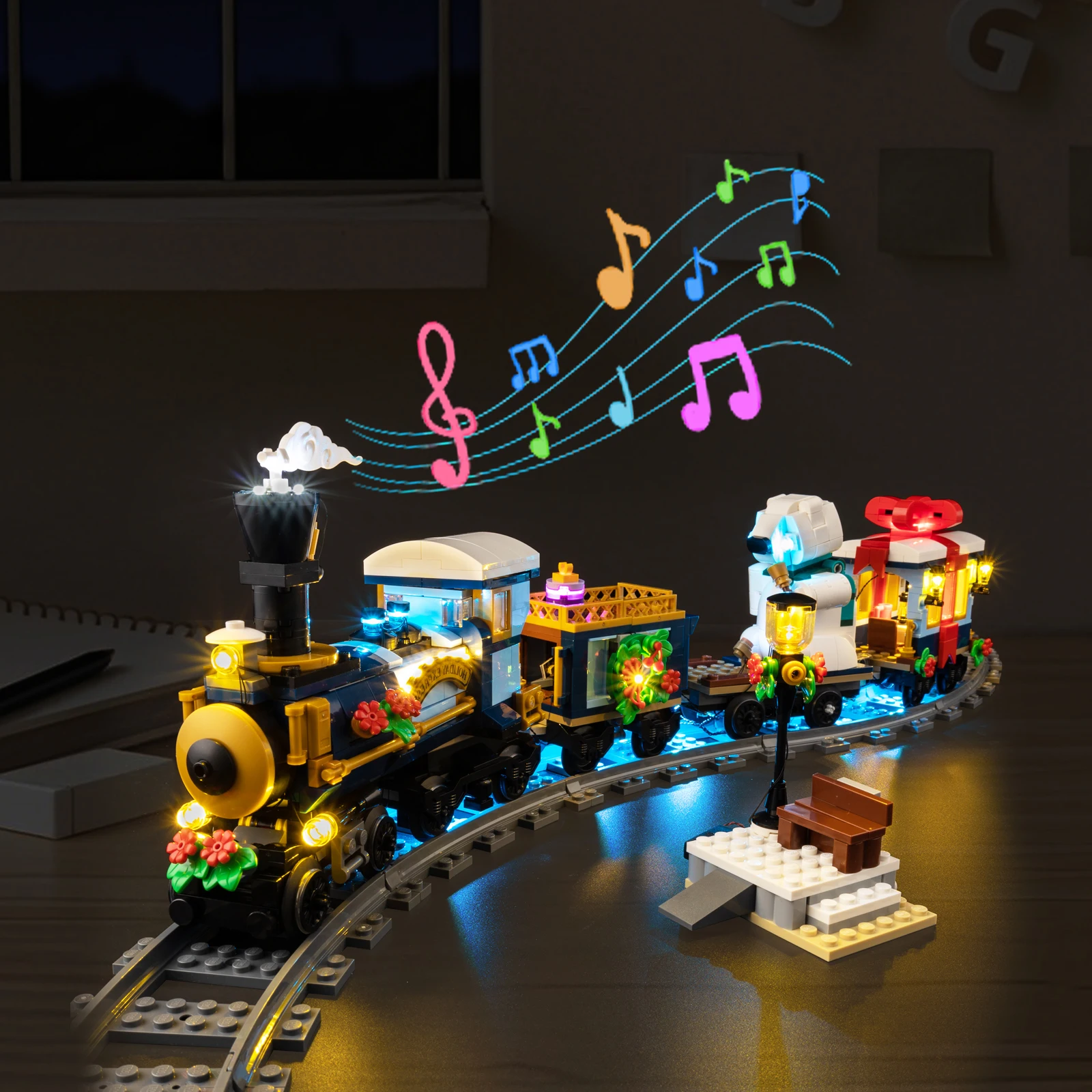 LED Lighting Kit Compatible with LEGO Holiday Express Train 10361 Christmas Express Building Blocks
LED Lighting Kit Compatible with LEGO Holiday Express Train 10361 Christmas Express Building Blocks