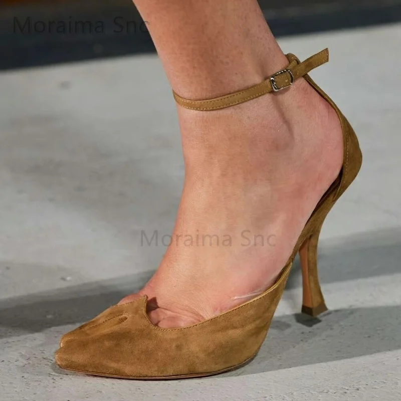 Women's Sexy Leather Split Toe Sandals Novelty High Heels Cleft Toe Stiletto Ankle Strap Luxury Designer Party Runway Shoes
Women's Sexy Leather Split Toe Sandals Novelty High Heels Cleft Toe Stiletto Ankle Strap Luxury Designer Party Runway Shoes