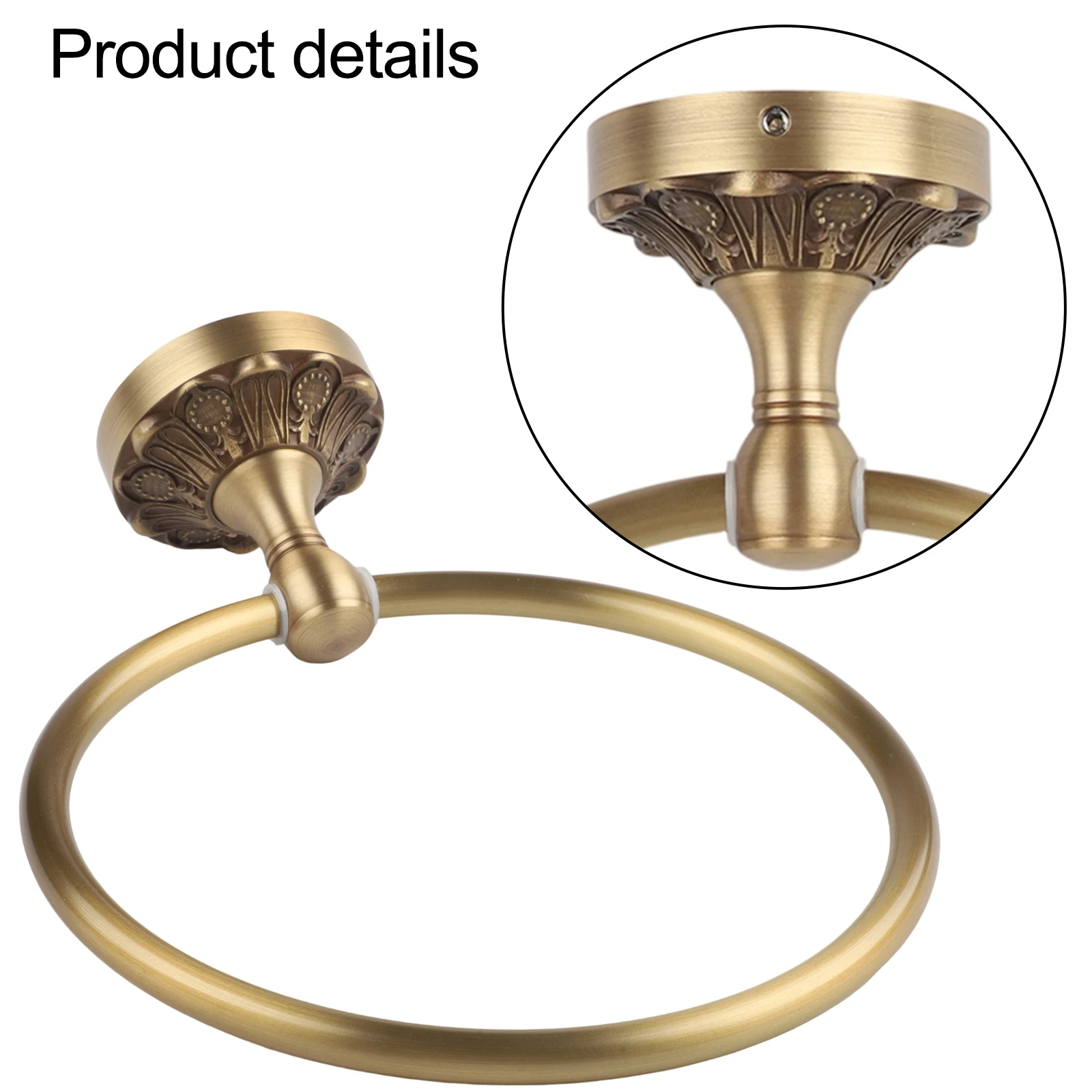 Bathroom Decor As Shown In The Picture Brass Towel Holder Punching Model Installation Suitable For Multiple Rooms
Bathroom Decor As Shown In The Picture Brass Towel Holder Punching Model Installation Suitable For Multiple Rooms