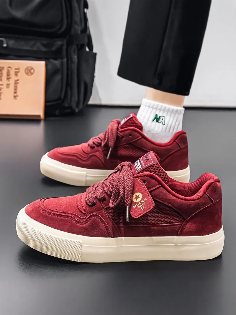 Men's 2026 New Summer Korean Style Versatile Bread Shoes Red Year of the Sports Casual Board Shoes Fashionable Loafers
Men's 2026 New Summer Korean Style Versatile Bread Shoes Red Year of the Sports Casual Board Shoes Fashionable Loafers