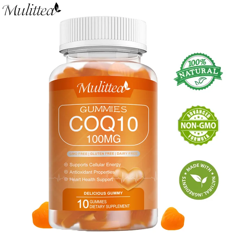 Конфеты Mulittea Coenzyme Q10 поддерживает функцию сердца, защищает здоровье сердца для кровообращения, стресса, здоровья и энергии тела
Конфеты Mulittea Coenzyme Q10 поддерживает функцию сердца, защищает здоровье сердца для кровообращения, стресса, здоровья и энергии тела