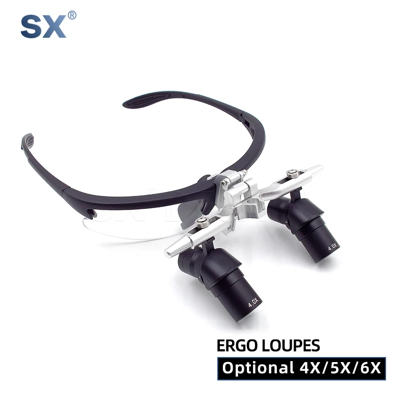 4X5X6X Binoculars Dental 48°Ergonomic Optical Loupes for Oral Surgery Comfortable Posture and Eliminate Bending Dentistry Tools
4X5X6X Binoculars Dental 48°Ergonomic Optical Loupes for Oral Surgery Comfortable Posture and Eliminate Bending Dentistry Tools