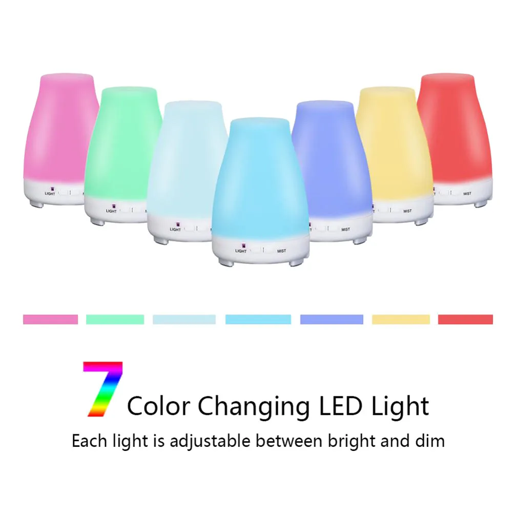 Air Humidifier Electric Aroma Diffuser Air Humidifier Essential Oil Diffuser Aromatherapy 7 Color Night Light for Home Office
Air Humidifier Electric Aroma Diffuser Air Humidifier Essential Oil Diffuser Aromatherapy 7 Color Night Light for Home Office
