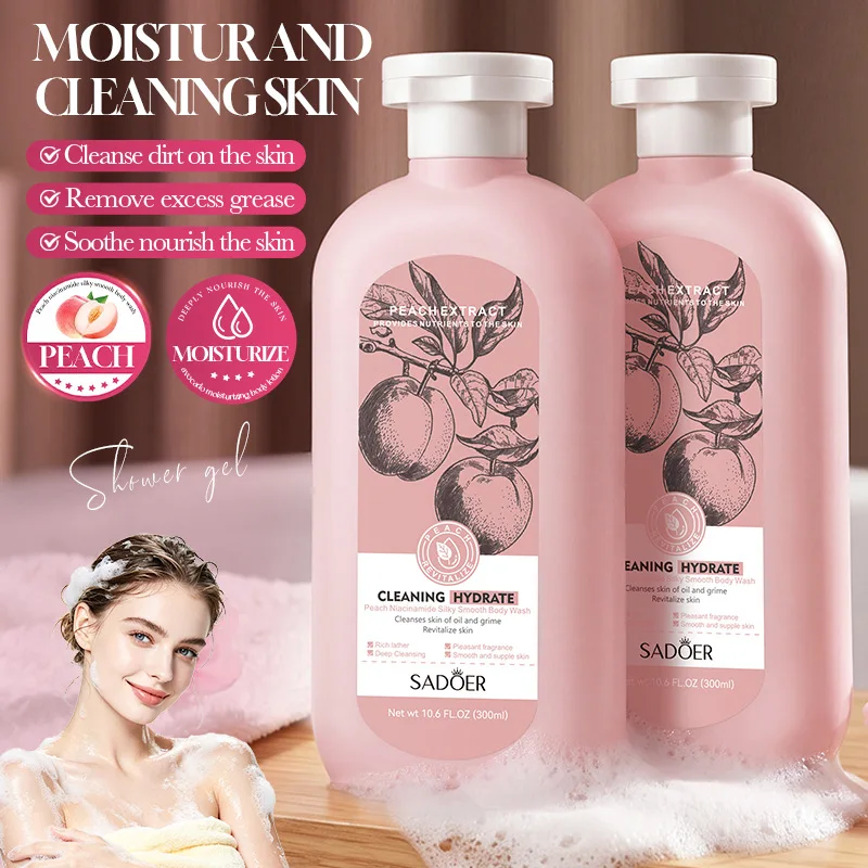 Avocado Peach Niacinamide Smooth Body Wash Deep Cleansing Lasting Fragrance 300ml
Avocado Peach Niacinamide Smooth Body Wash Deep Cleansing Lasting Fragrance 300ml