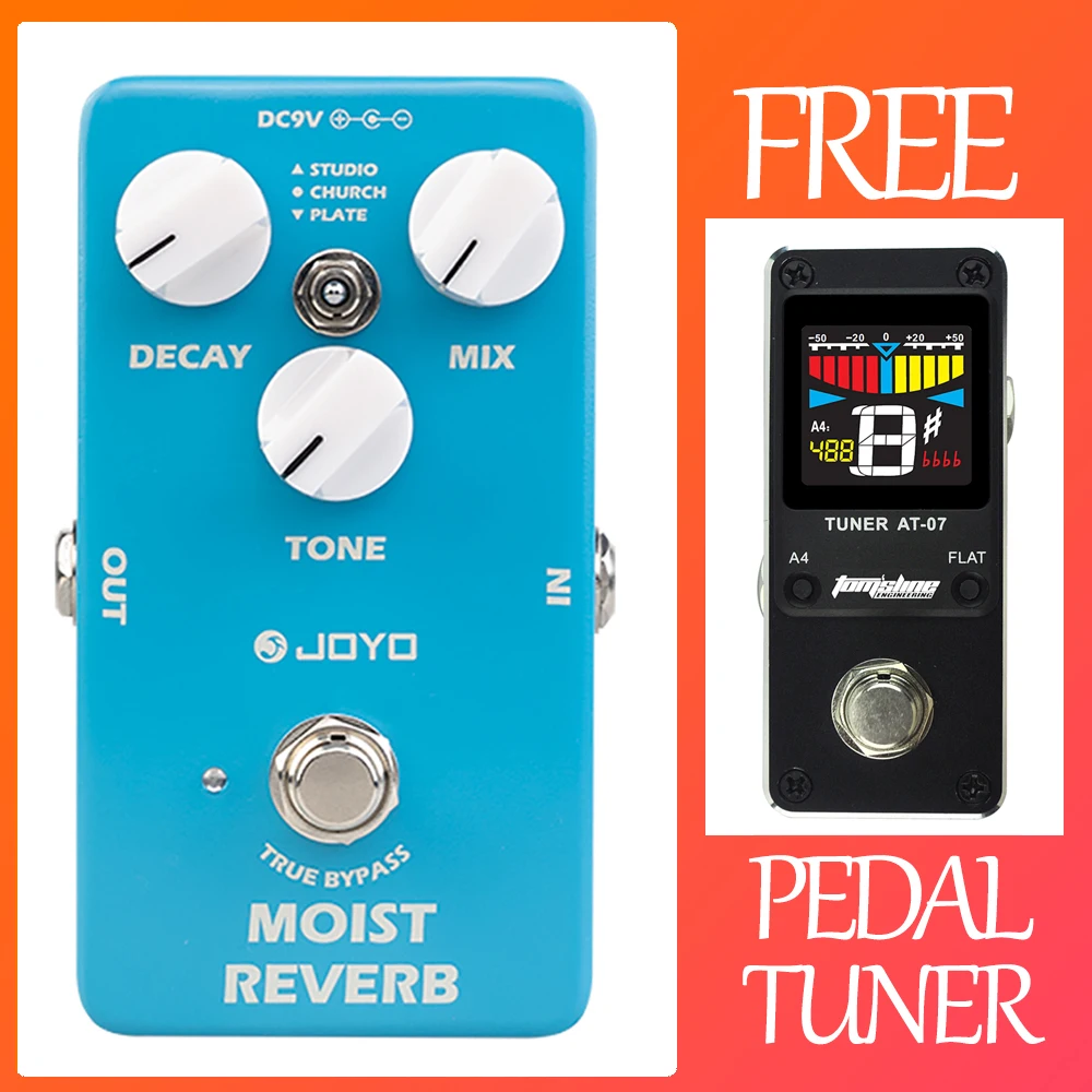 JOYO JF-20 Guitar Effect Pedal Moist Reverb Digital Pedal with 3 Reverb Effects Studio/Church/Plate Guitar Parts & Accessories
JOYO JF-20 Guitar Effect Pedal Moist Reverb Digital Pedal with 3 Reverb Effects Studio/Church/Plate Guitar Parts & Accessories