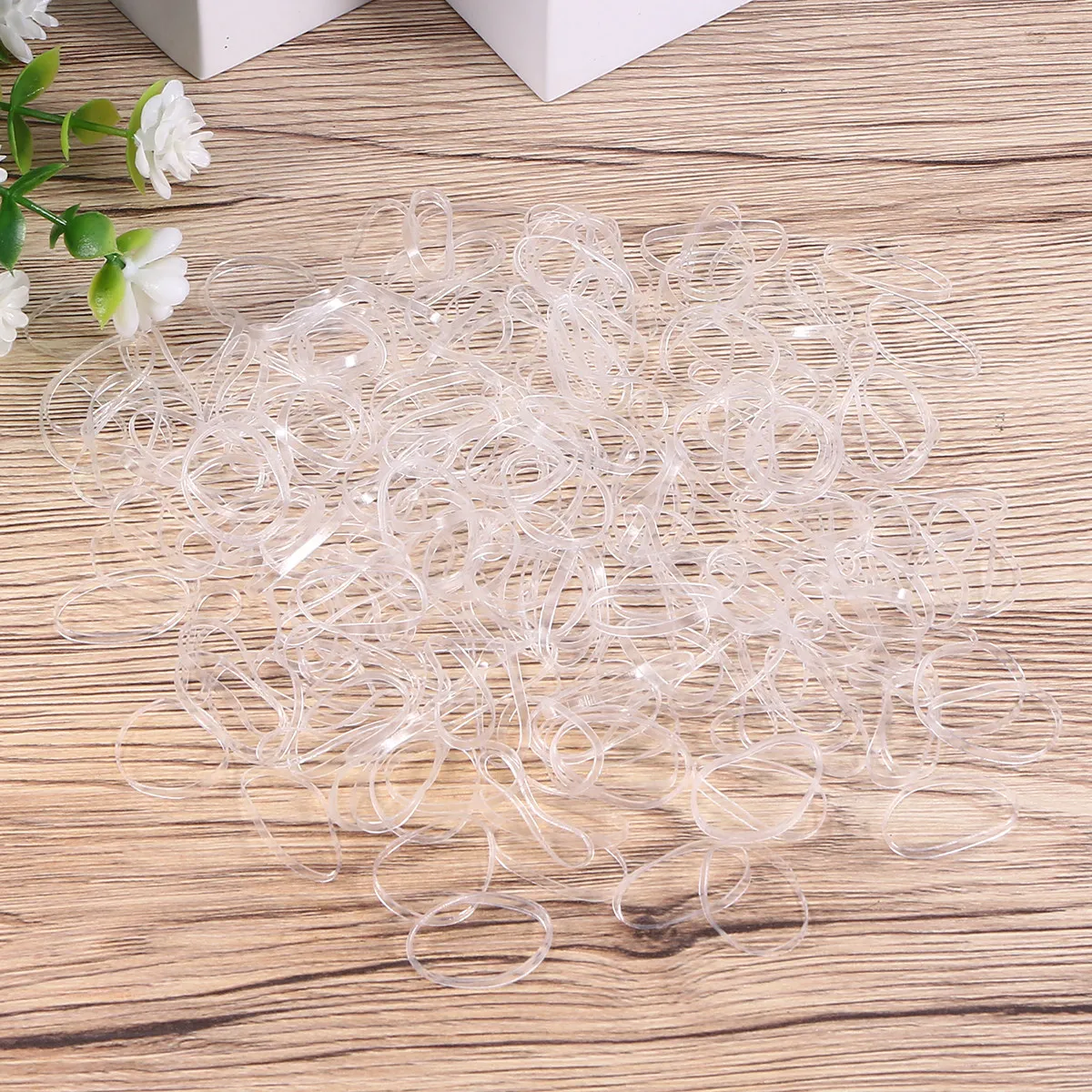 1000Pcs Elastic Rubber Bands Hair Rubber Bands for Women Transparent Stretchy Braiding Ponytail Curly Long Short Hair Set
1000Pcs Elastic Rubber Bands Hair Rubber Bands for Women Transparent Stretchy Braiding Ponytail Curly Long Short Hair Set