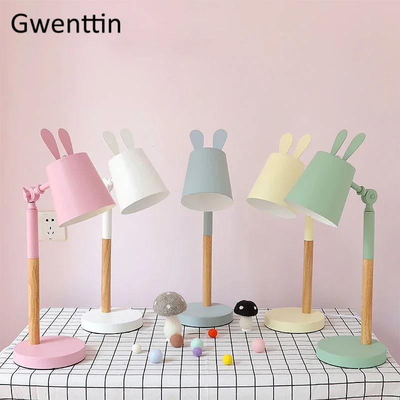 Nordic Macaron Table Lamps Cute Rabbit Decoration for Bedroom Lighting Fixture Modern Bedside Standing Desk Lights LED Luminaire
Nordic Macaron Table Lamps Cute Rabbit Decoration for Bedroom Lighting Fixture Modern Bedside Standing Desk Lights LED Luminaire