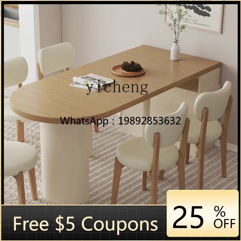 telescopic dining table household oval folding semicircular dining table dining table and chair combination home decor
telescopic dining table household oval folding semicircular dining table dining table and chair combination home decor