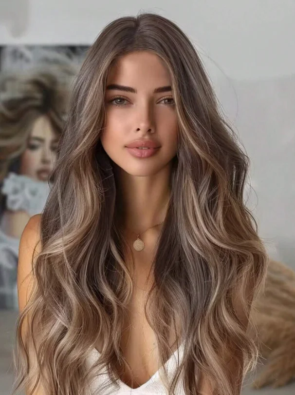 Long Wavy Wig with Bangs Light Brown Blonde Ombre Synthetic Heat Resistant Fiber for Women Daily Party Cosplay Natural Look
Long Wavy Wig with Bangs Light Brown Blonde Ombre Synthetic Heat Resistant Fiber for Women Daily Party Cosplay Natural Look