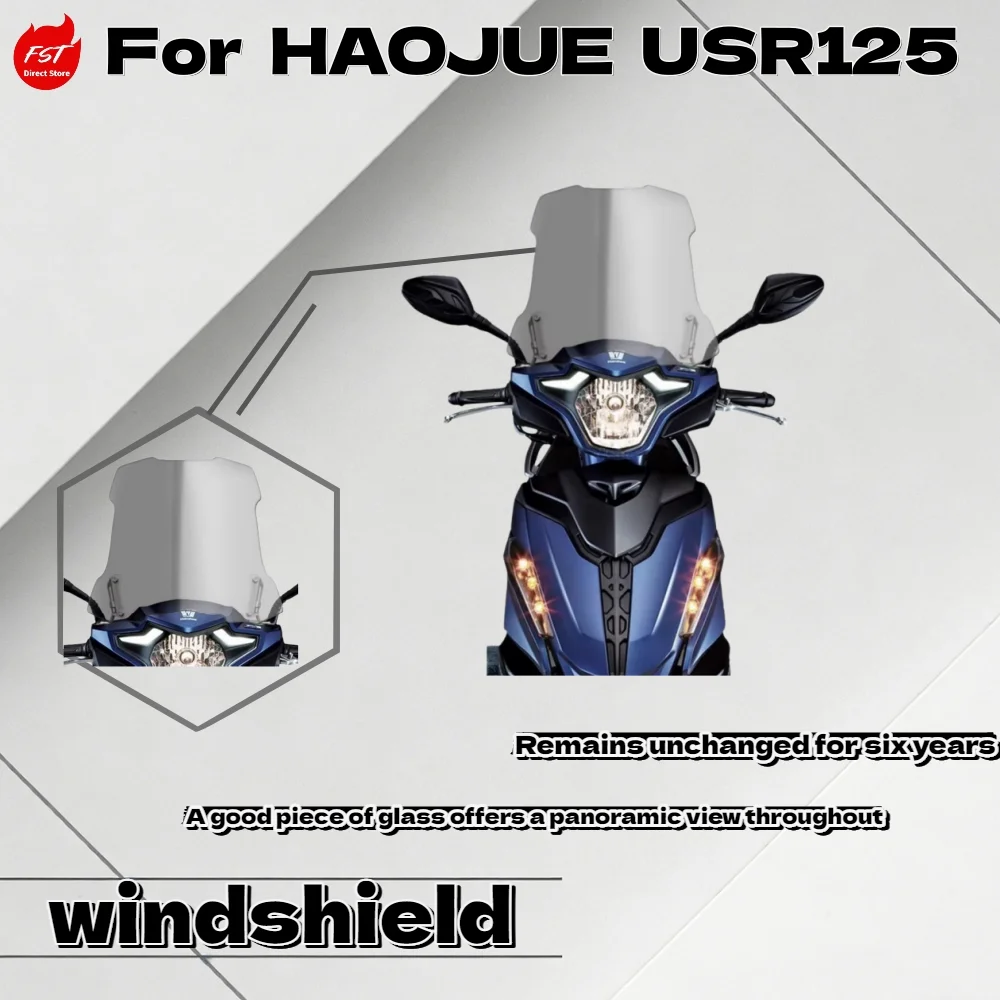 For Haojue USR125 Modified Front Windshield Wind Deflector Anti-Fall Upgrade Part for Motorcycles
For Haojue USR125 Modified Front Windshield Wind Deflector Anti-Fall Upgrade Part for Motorcycles
