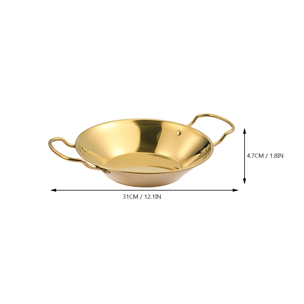 Stainless Steel Dry Pan Large Size Thickened Stockpot Binaural H Easy Clean Practical Design Kitchen Cooking Utensil
Stainless Steel Dry Pan Large Size Thickened Stockpot Binaural H Easy Clean Practical Design Kitchen Cooking Utensil