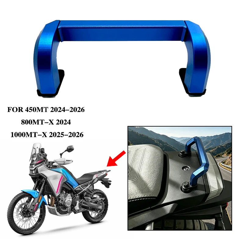 For CFMOTO 450MT 800MT-X 1000MT-X Motorcycle Accessories Rear Armrest Rack Rear Passenger Seat Grab Bar Handles Tail Rack CF 450
For CFMOTO 450MT 800MT-X 1000MT-X Motorcycle Accessories Rear Armrest Rack Rear Passenger Seat Grab Bar Handles Tail Rack CF 450