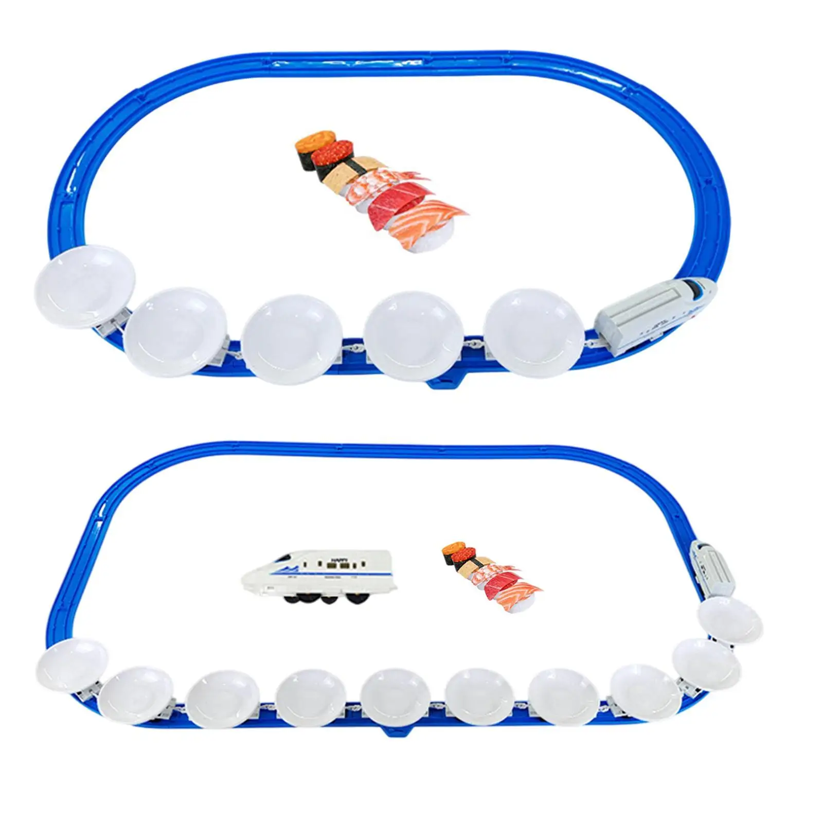 Rotating Table Food Train Railway Train Creative Simulation Sushi Train Toys Rotary Sushi Machine Set for Boys Girl Party Favors
Rotating Table Food Train Railway Train Creative Simulation Sushi Train Toys Rotary Sushi Machine Set for Boys Girl Party Favors