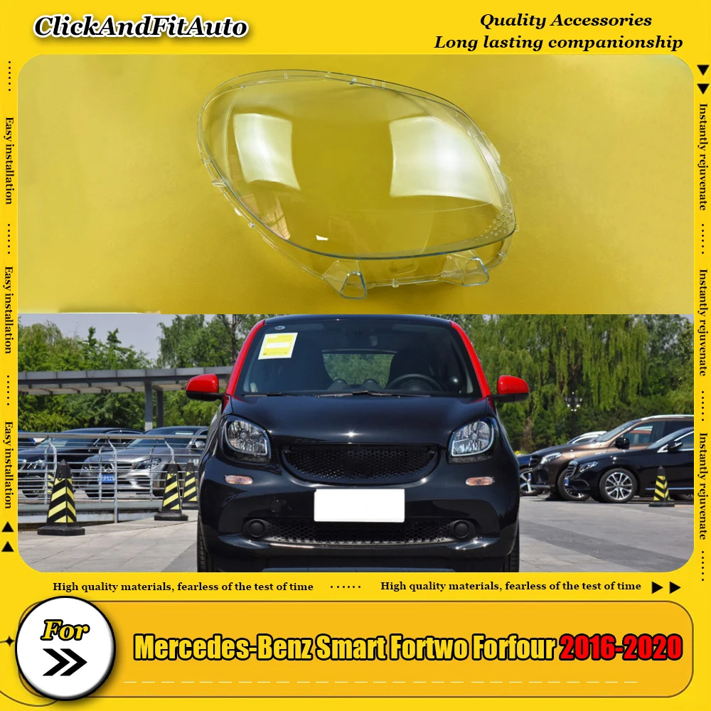 For Mercedes-Benz Smart Fortwo Forfour 2016-2020 Front Headlight Cover Lens Transparent Glass Headlamps Lamp Shell Masks
For Mercedes-Benz Smart Fortwo Forfour 2016-2020 Front Headlight Cover Lens Transparent Glass Headlamps Lamp Shell Masks
