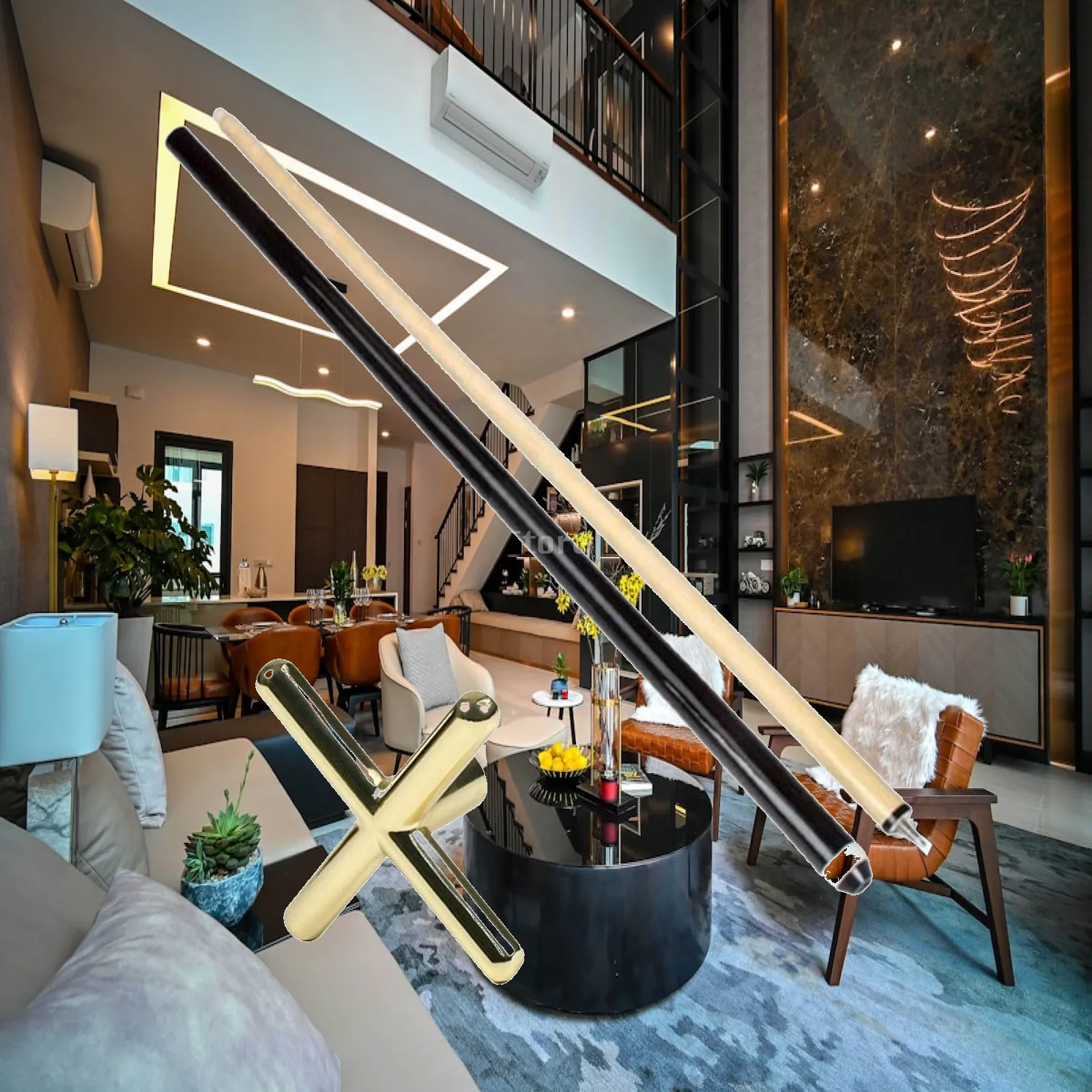 Pool Bridge Stick Set Wooden Easy Assemble Bridge Head Billiard Cue Bracket for Parties Players Home Billiard Game Practice
Pool Bridge Stick Set Wooden Easy Assemble Bridge Head Billiard Cue Bracket for Parties Players Home Billiard Game Practice