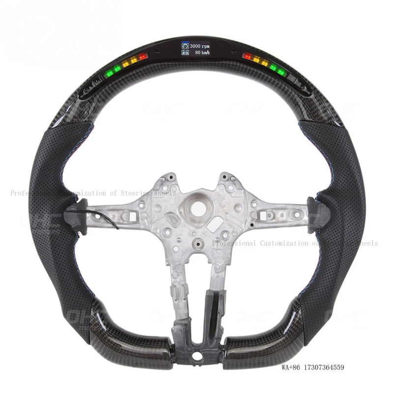 Suitable for BMW X1X3X4 M3-M6 F20 F30 LED carbon fiber steering wheel sports model car modification
Suitable for BMW X1X3X4 M3-M6 F20 F30 LED carbon fiber steering wheel sports model car modification